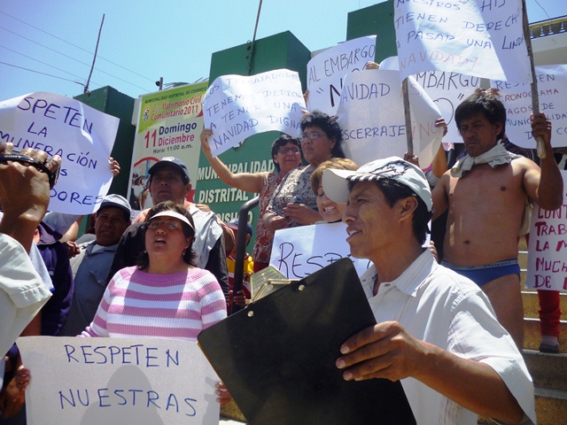 marcha embargo coishco